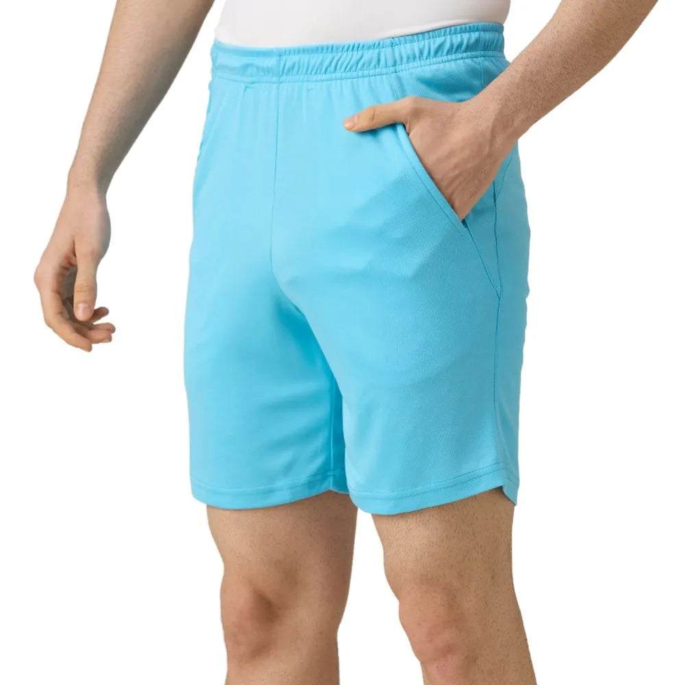 sky blue gym shorts men, sky blue running shorts men, men workout shorts sky blue, men training shorts quick dry, men summer sports shorts, lightweight gym shorts men, breathable activewear shorts men, polyester lycra shorts men, moisture wicking fitness shorts, men athletic shorts sky blue, men daily wear shorts, men gym activewear shorts