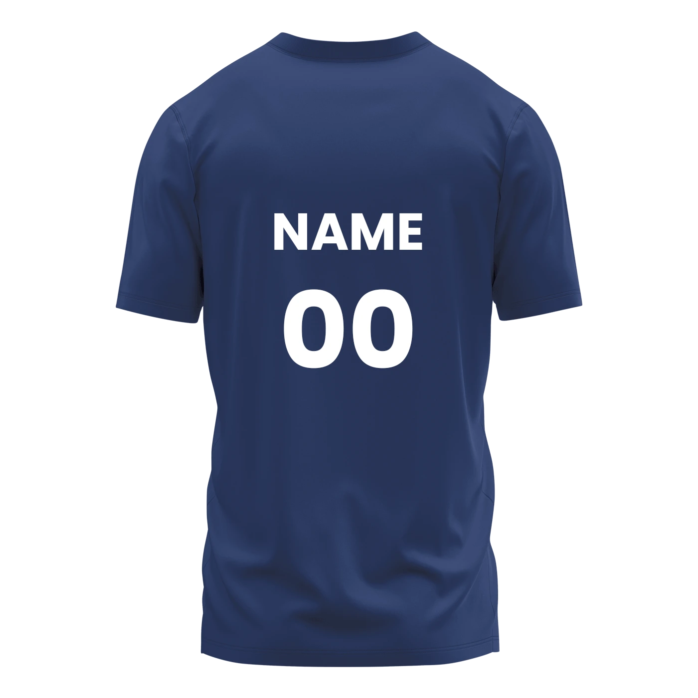 एथलेटिक वी नेक स्पोर्ट्स जर्सी - यूनिसेक्स, सब्लिमेशन प्रिंट - नीला और लाल - न्यूनतम ऑर्डर 1