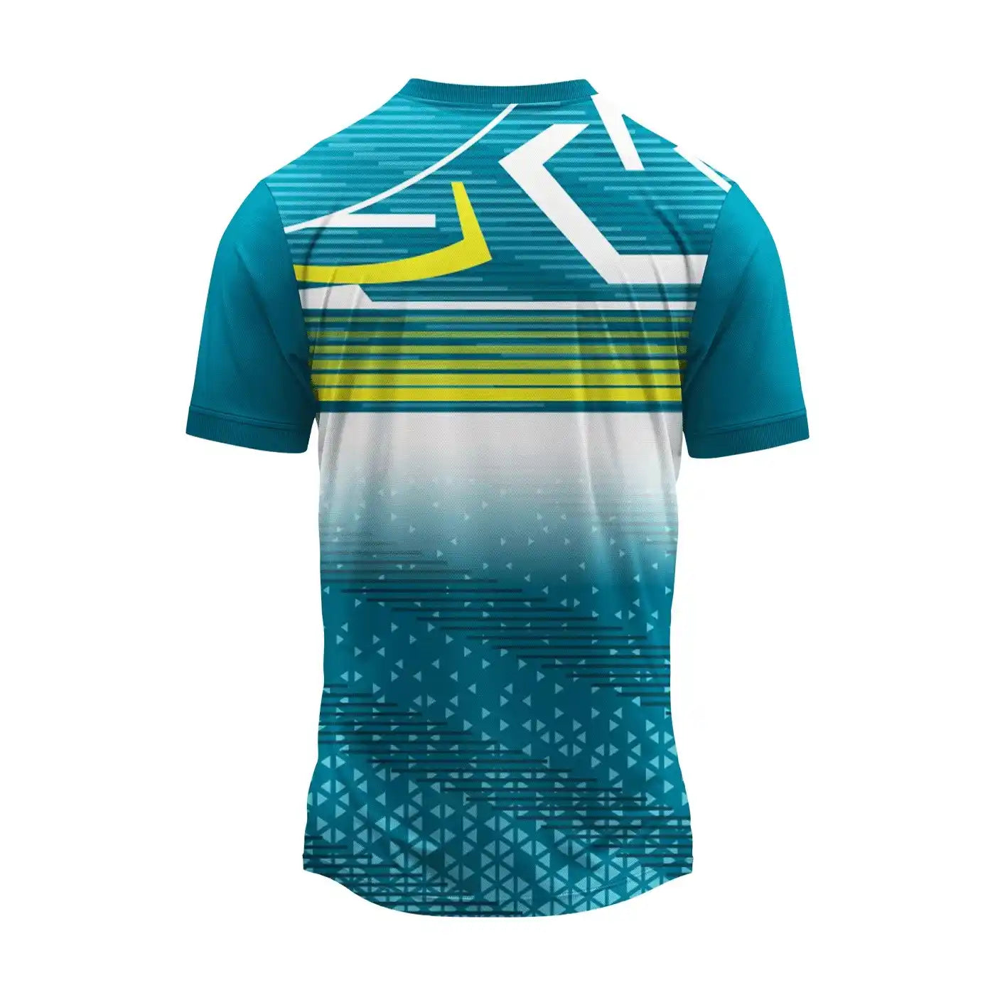 हाई-परफॉर्मेंस राउंड नेक जर्सी सैंपल - ब्लू