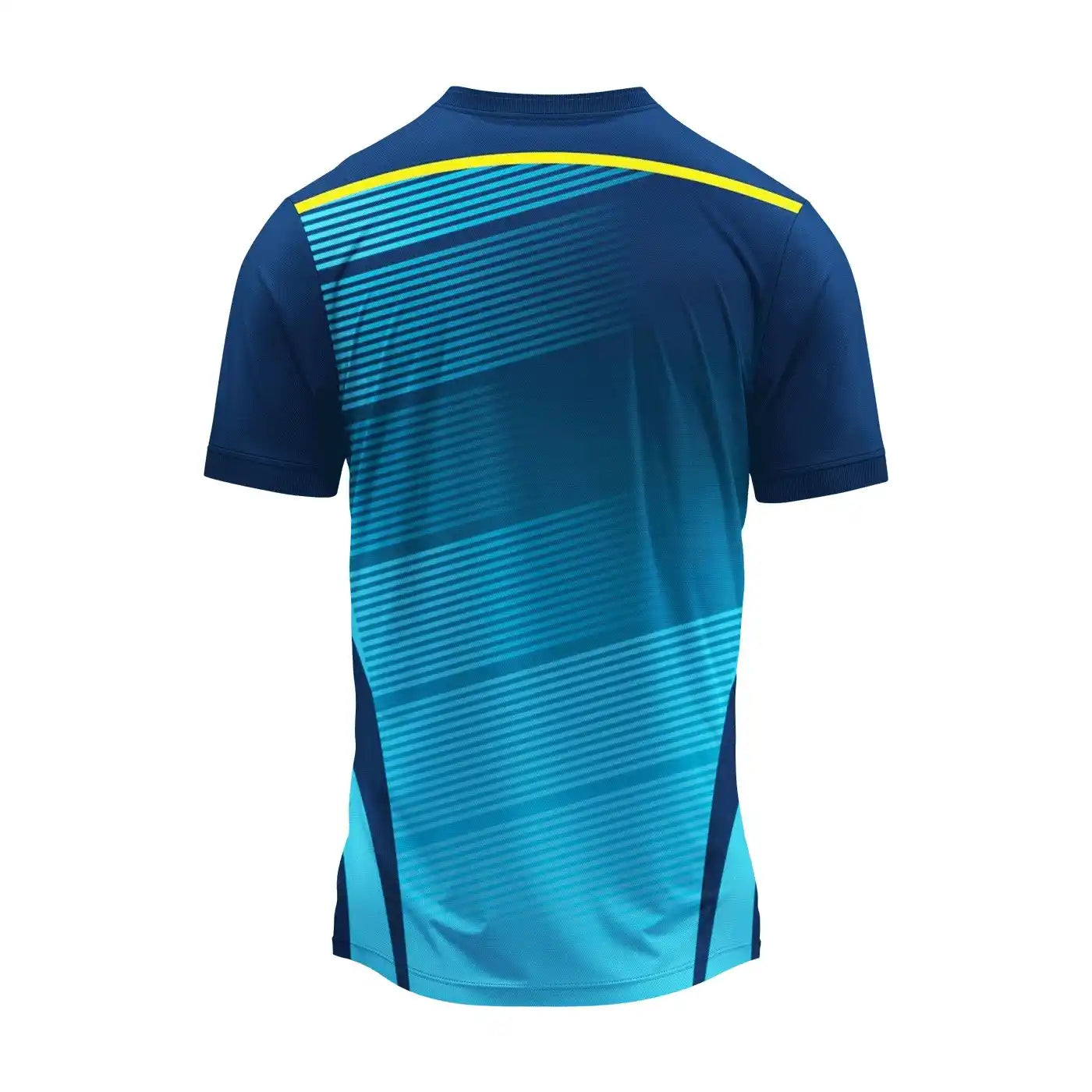 प्रीमियम कस्टम राउंड नेक स्पोर्ट्स जर्सी सैंपल - डार्क ब्लू