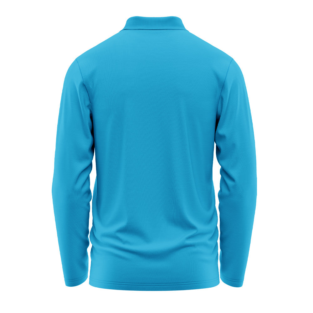 Personalised Full Sleeve Polo Sports Jersey - Player Name & Number