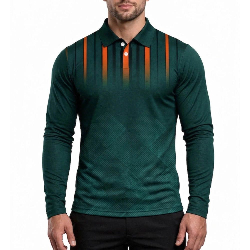 Custom Full Sleeve Polo Jersey for Teams – Premium Fit