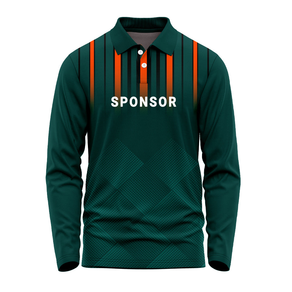 Custom Full Sleeve Polo Jersey for Teams – Premium Fit
