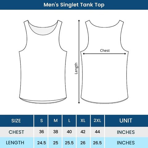 Tank top size chart,Men's tank top size chart,Workout tank top size chart,Size chart for gym tank tops,Athletic tank top size guide,Muscle tank top size chart,Fitness tank size chart,Running tank top sizing