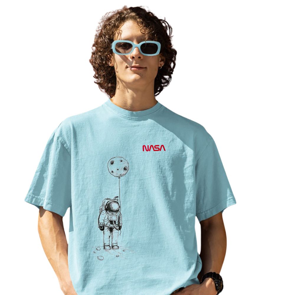 NASA printed t-shirt India, Cotton t-shirt for men & women, Graphic t-shirt made in India, Unisex t-shirt, NASA merch India, t-shirt Manufacturer India, Space-themed t-shirt