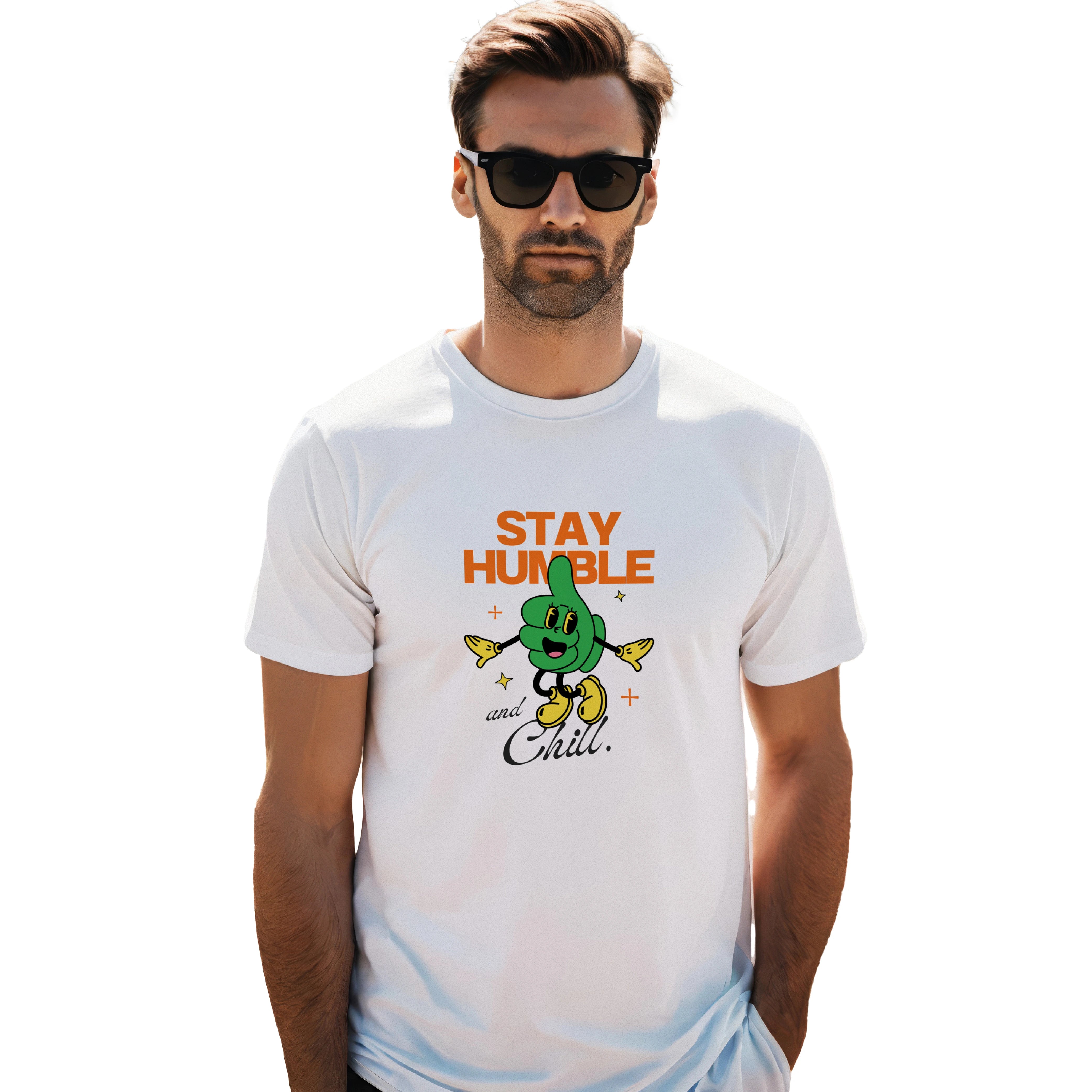 stay humble t-shirt, chill graphic tee, streetwear shirt, trendy t-shirts, positive quote shirt, chill mode t-shirt, casual wear, graphic tees for men