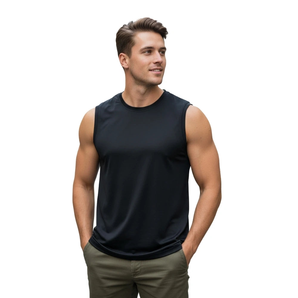 men running tank top, running singlet men, sleeveless gym vest, quick dry tank top men, black gym tank top, men sports singlet, training tank men, gym sando for men, dry fit sleeveless vest, men activewear tank, wrestling singlet men, powerlifting tank top, breathable tank top men, solid black tanktop, men fitness vest, gym sleeveless t shirt, running vest men, men training singlet, ultra light tank top men, sports sleeveless vest