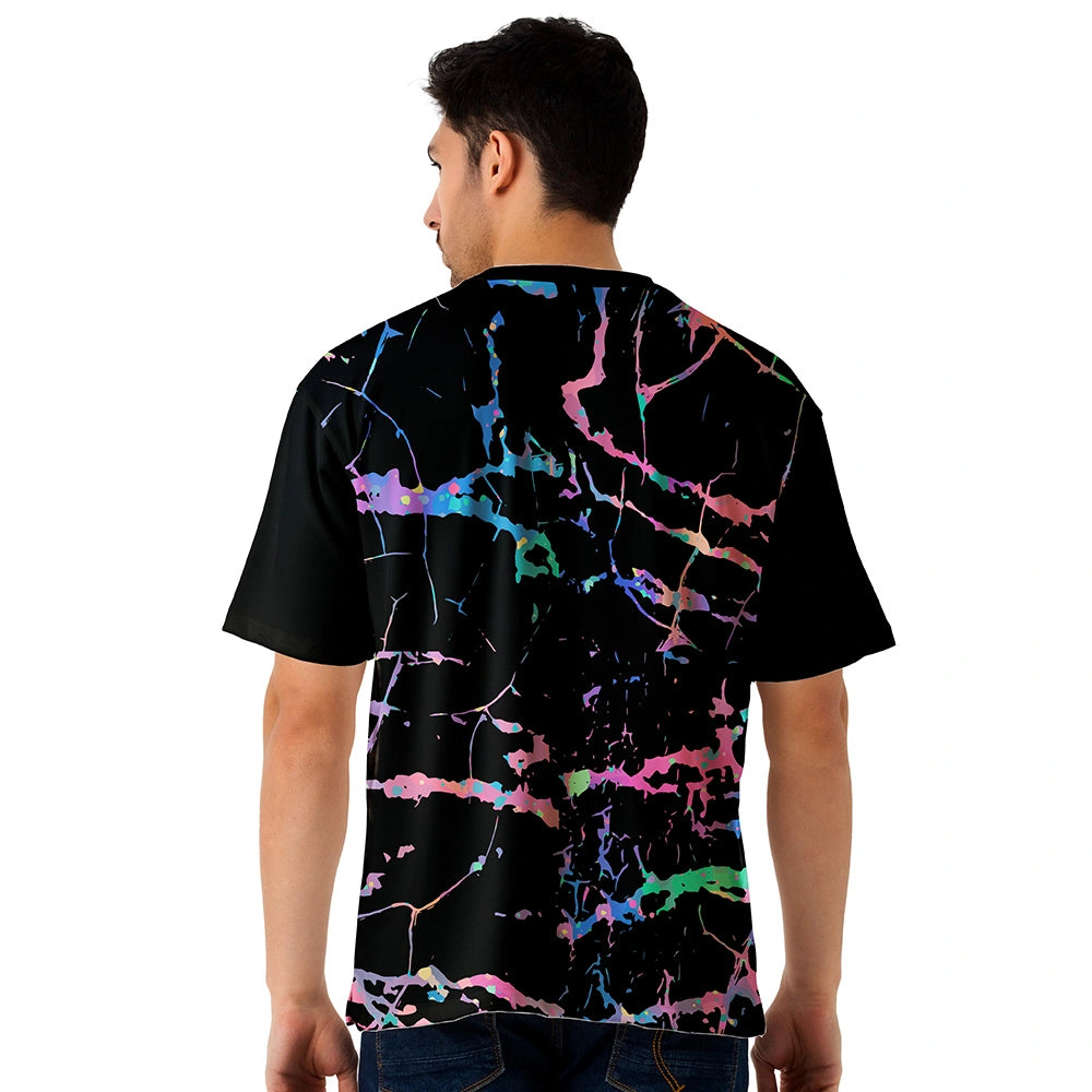 oversized crackle print jersey, baggy shoulder tee men, drop shoulder graphic top, relaxed streetwear t shirt, artistic print jersey men, loose fit fashion tee, soft touch casual jersey, urban style oversized apparel, premium baggy t shirt men, multicolor pattern tee, trendy oversized outfit men, street casual jersey wear, breathable graphic shirt, modern abstract print top, comfy drop shoulder tshirt, men’s bold style jersey, aesthetic oversized top, daily wear loose jersey, fashion forward t shirt men, co