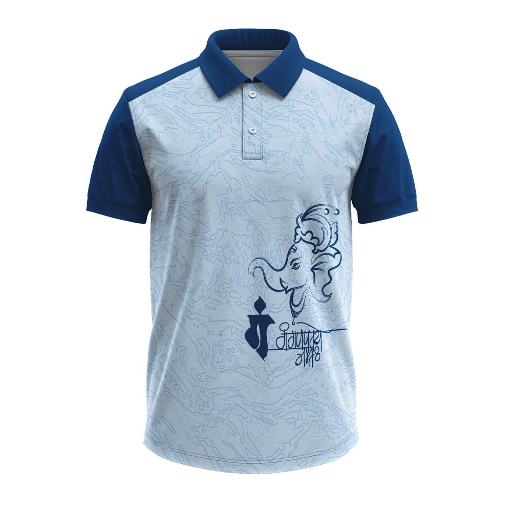 Ganpati Polo Jersey, Ganesh Chaturthi Jersey, Ganpati Festival Polo T-Shirt, Ganpati Sports Jersey, Ganpati Bappa Jersey, Ganpati Collection, Polo Sportswear