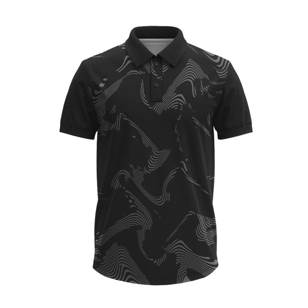 men’s cricket jersey, blue cricket shirt, geometric sports tee, cricket polo collar top, breathable cricket wear, sublimation jersey men, cricket training apparel, club cricket uniform, athletic cricket outfit, performance cricket clothing