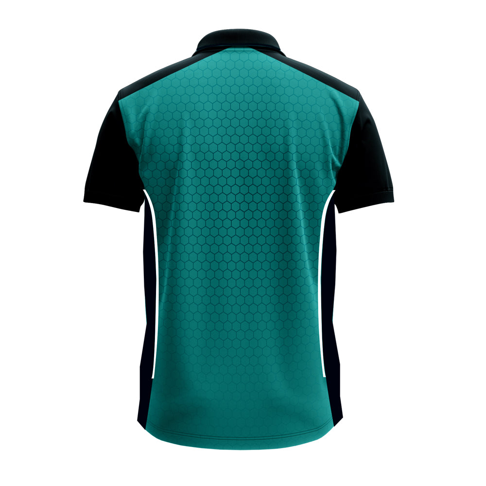Premium Honeycomb Design Polo Jersey | Custom Team Wear
