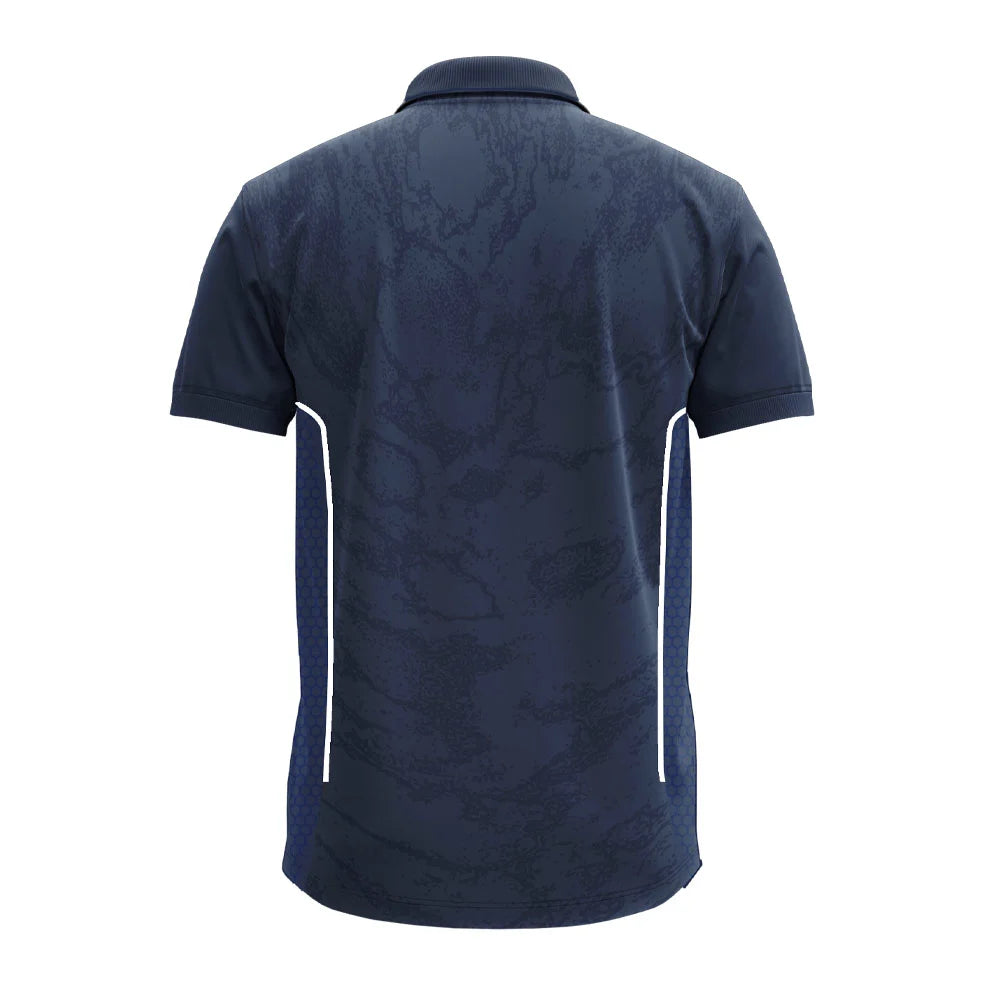 Men's Executive Polo Jersey with Custom Logo & Side Mesh Panels - product image 2