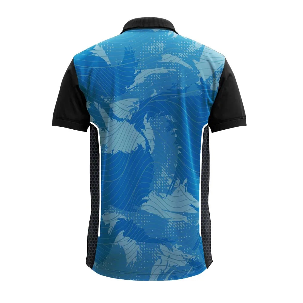 Custom Ocean Wave Premium Polo Jersey for Teams | Personalised Logo T-Shirt - product image 2