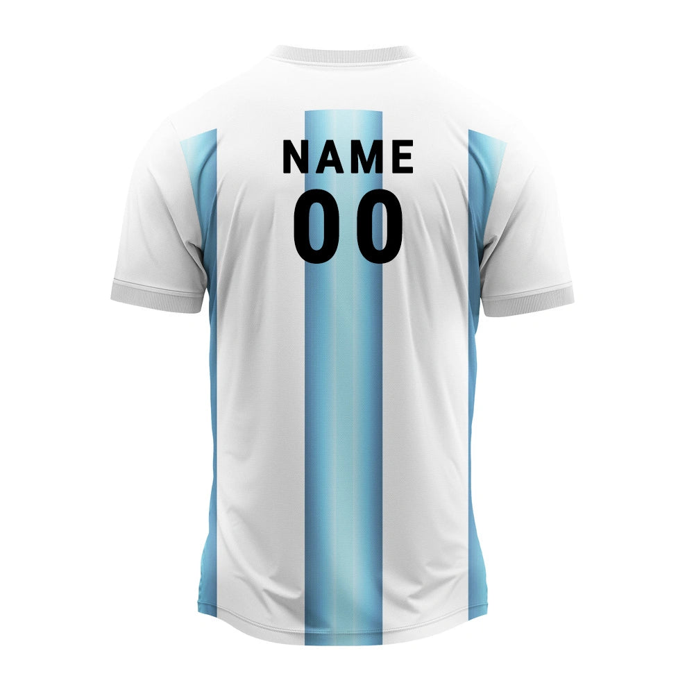 Customised Men's Round Neck Football Jersey | Custom Player Name & Number