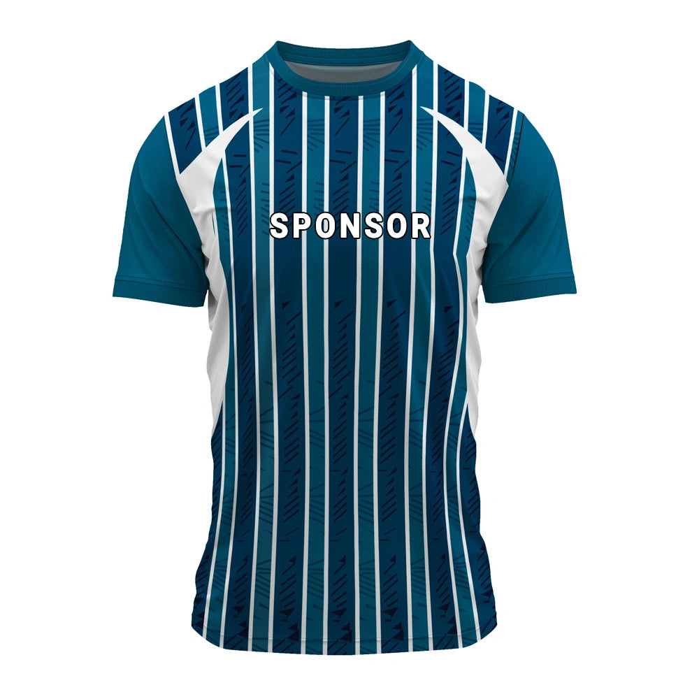 Round Neck Football Match Jersey | Custom Printed Sportswear Tee