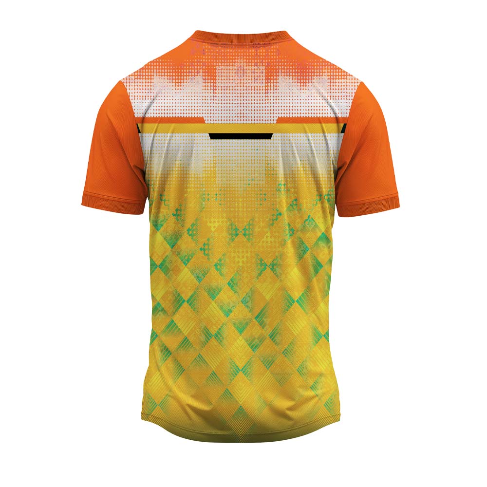 Ganpati jersey, Ganpati Bappa t-shirt, Ganesh festival jersey, Ganesh Chaturthi dress, yellow Ganpati t-shirt, orange Ganesh jersey, dry fit Ganpati jersey, Ganpati visarjan wear, bhajan mandal t-shirt, Ganpati utsav clothes, men’s Ganpati dress, mandal uniform, festival jersey for Ganesh, Ganpati 2026 outfit, Ganesh mandal t-shirt