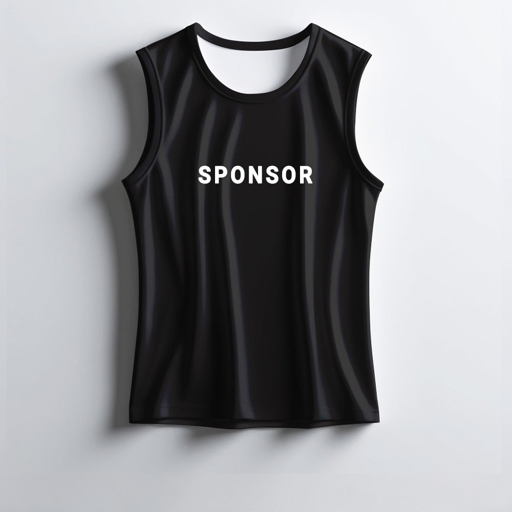 Customisable Men's Sports Singlet with Team Logo, Name & Number