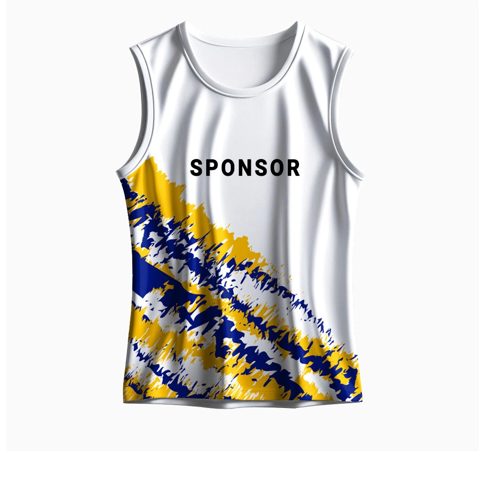Custom Men's Sports Singlet | Team Logo, Name & Number | Sheinic