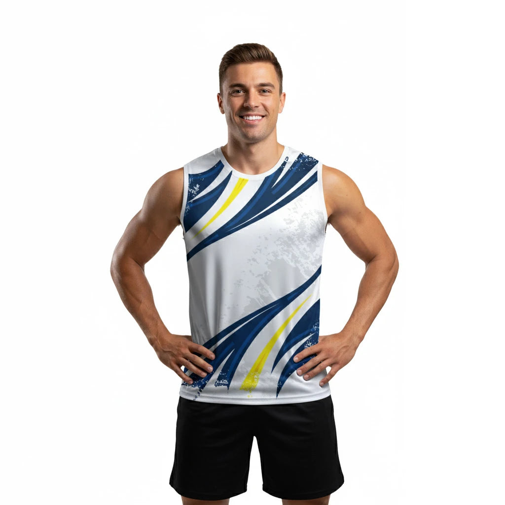 Sleeveless Tank Top Men - Perfect for Gym & Running - Soft & Breathable