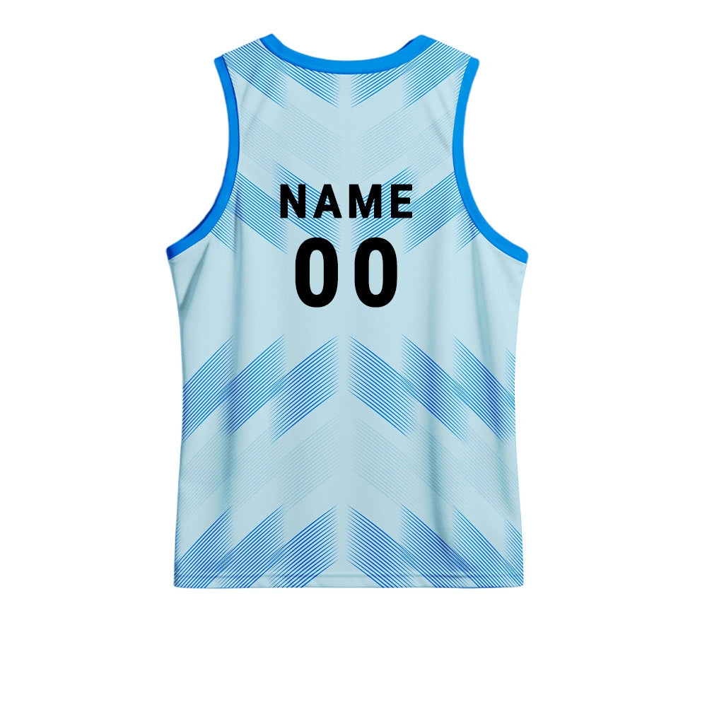 Custom Men's Sleeveless Sports Singlet - Add Team Logo & Number