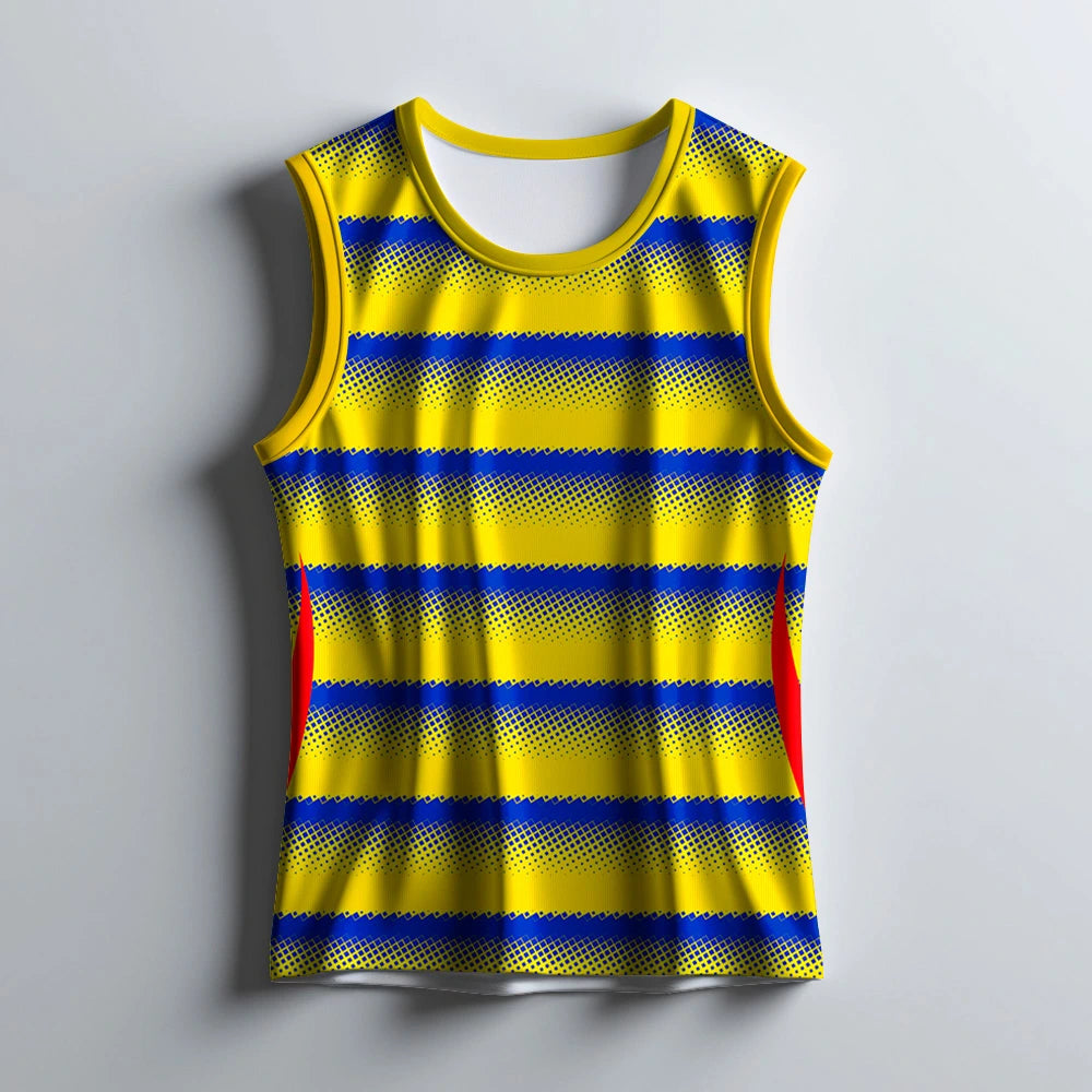 mens singlets, sleeveless gym shirts, yellow singlet, gymwear for guys, training singlet, custom gym jersey, stylish gym wear men, running singlet, men sleeveless sports shirt, sleeveless training jersey, men in gym wear, sleeveless sports top, digital print singlet