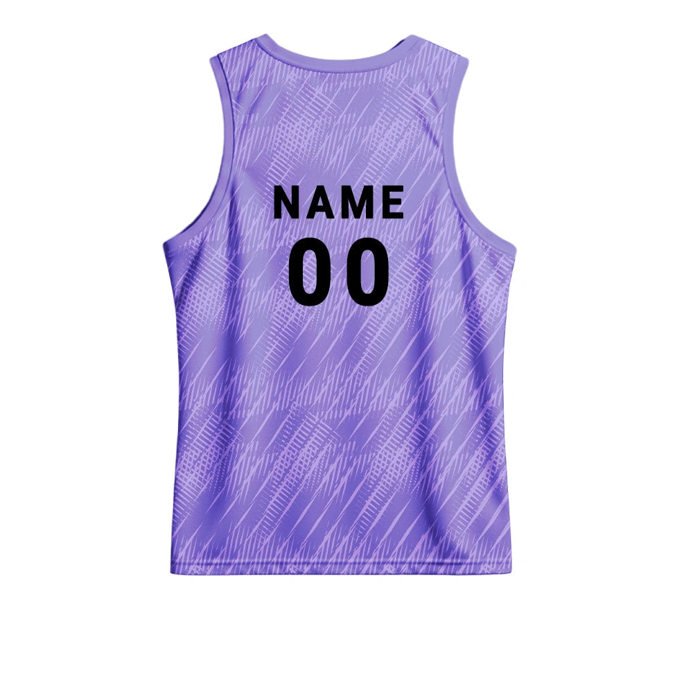 Lavender Performance Gym Singlet – Personalised Name, Number & Logo Training Tank