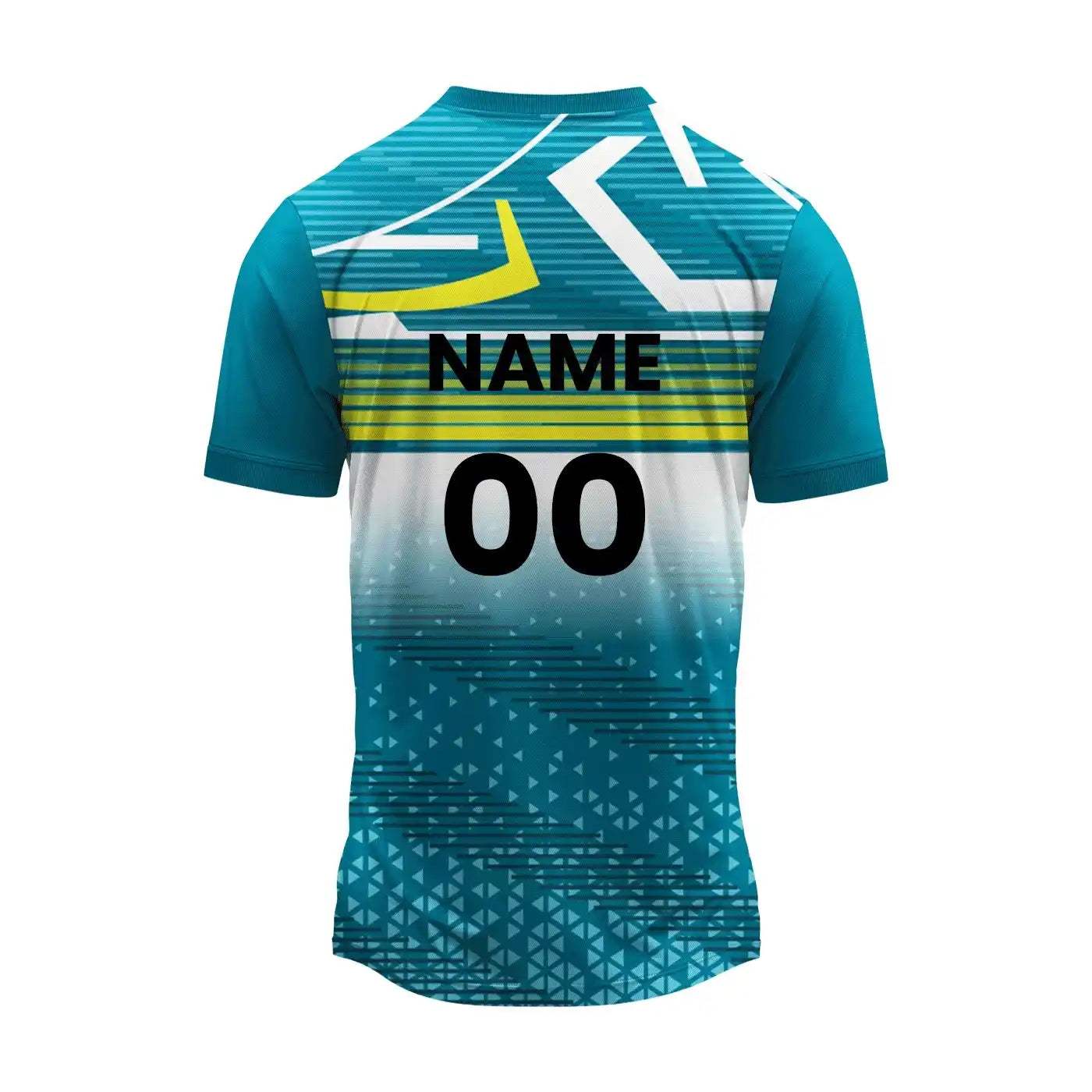 हाई-परफॉर्मेंस राउंड नेक जर्सी सैंपल - ब्लू