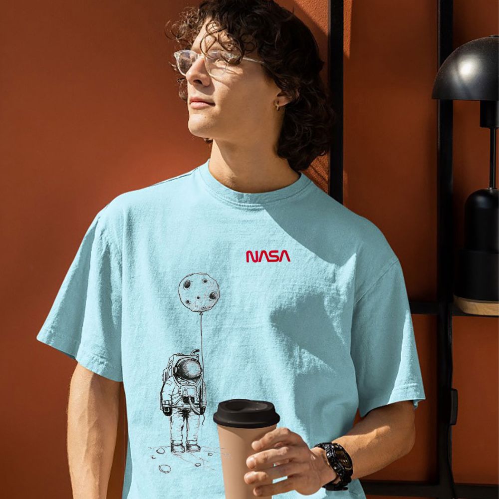 Buy NASA T-shirt oversized fit online, NASA oversized T-shirt free shipping, NASA baggy T-shirt with discounts, Super Comfy Oversized T-shirt, Loose Fit Oversized T-shirt, Baggy Oversized Cotton Tee, Vintage Oversized T-shirt, Aesthetic Oversized T-shirt, Oversized Oversized Tie-Dye T-shirt, Printed Oversized T-shirt