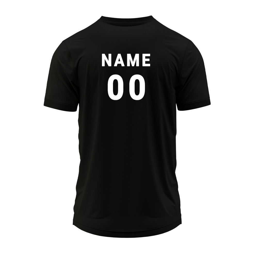 Custom Men’s Sports Jersey – Gold Black Football Team Jersey with Name & Number