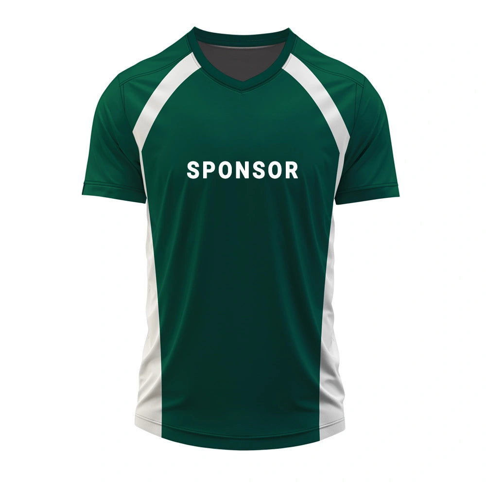 Custom V-Neck Football Shirt – Personalised with Logo & Number