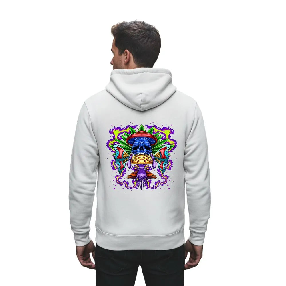 psychedelic hoodie, trippy hoodie for men, mushroom hoodie, skull mushroom hoodie, psychedelic graphic hoodie, trippy sweatshirt, streetwear hoodie men, white graphic hoodie, colourful psychedelic hoodie, mushroom art hoodie, festival hoodie men, artistic hoodies for men, trendy hoodies India, mens winter hoodies, psychedelic fashion hoodie, mushroom print hoodie, skull streetwear hoodie, graphic hoodies online India, trippy clothing India, mens street style hoodies