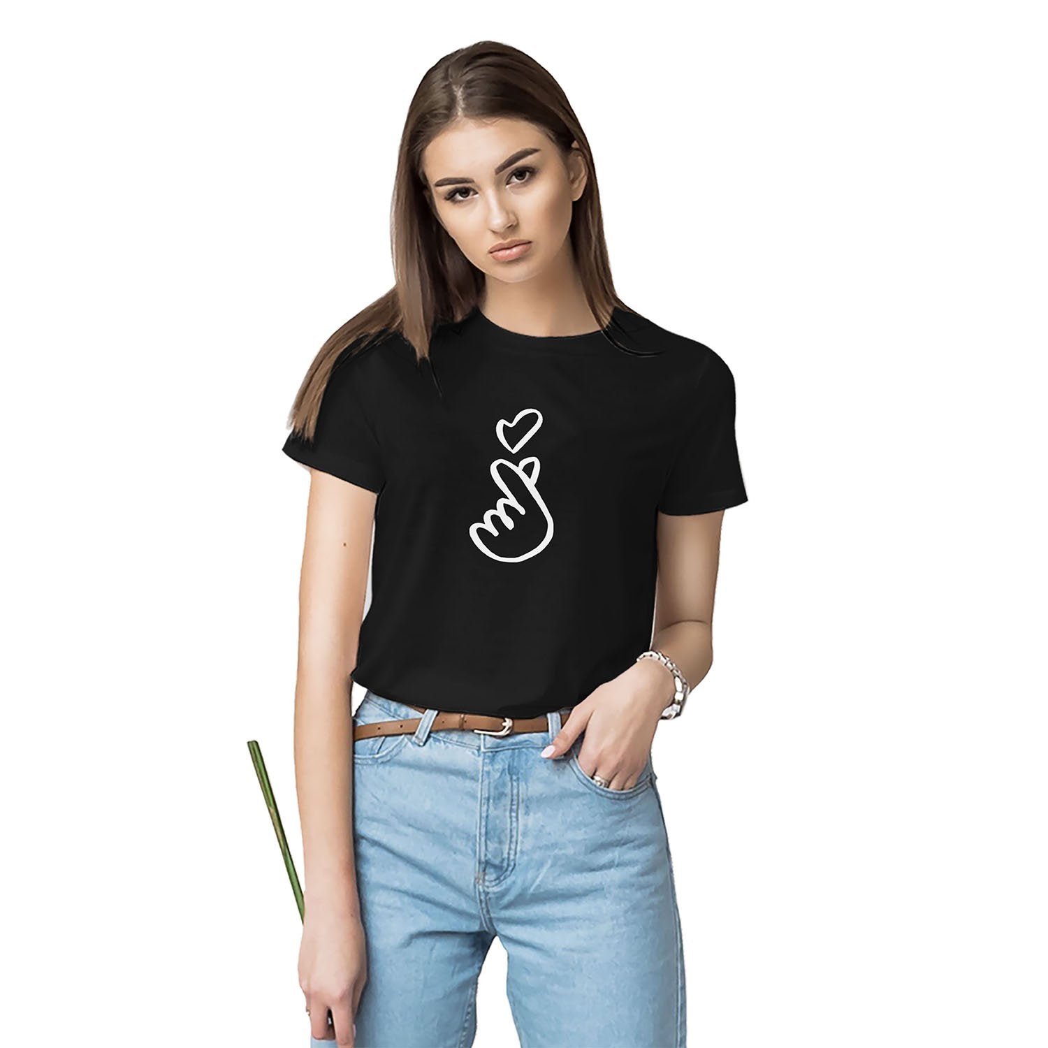 Womens tshirts casual daily wear, Women t shirts for daily use, women t shirts for gym, Women t shirts graphic, Women t shirts in cotton, Women t shirts in black