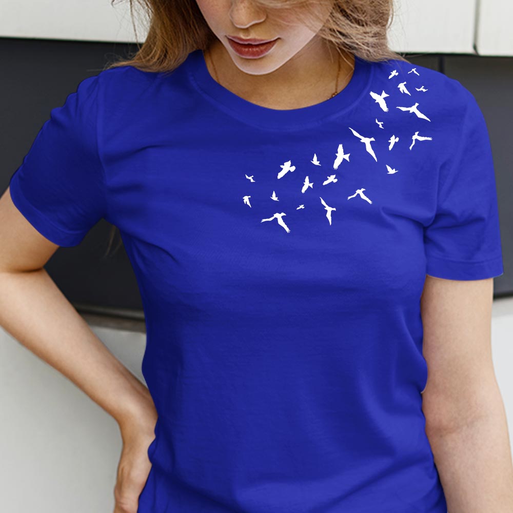 T-shirt women, round neck t shirt, western wear, gift for girls, printed t shirt for women, trendy t-shirt for women, printed t shirts