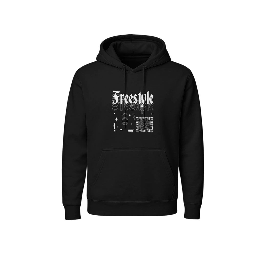freestyle vibes hoodie, graffiti hoodie men, streetwear hoodie India, vibes print hoodie, graphic hoodie for men, winter hoodie black, trendy hoodies for men, 90s graffiti hoodie, urban street style hoodie, bold print hoodie, mens fashion hoodie, casual hoodie men, colorful graffiti hoodie, hip hop style hoodie, mens oversized hoodie