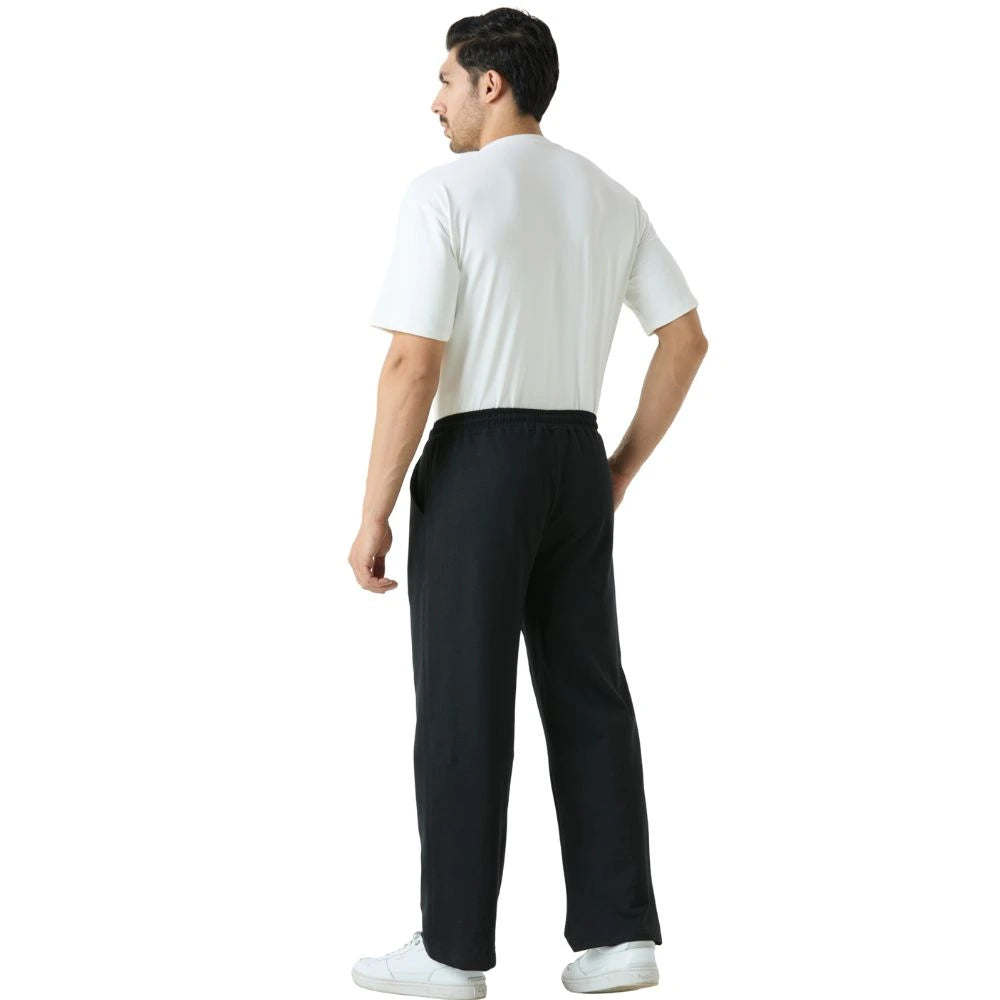 track pants, track pants men, men joggers, joggers for men, men sweatpants, sports pants men, casual pants men, men loungewear pants, cotton blend track pants, french terry joggers, straight fit joggers, mid rise track pants men, men bottom wear, men fashion trousers, casual jogger pants