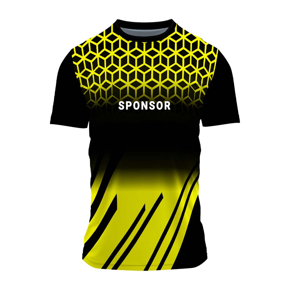 RN-26 round neck sports jersey, front with sample sponsor print