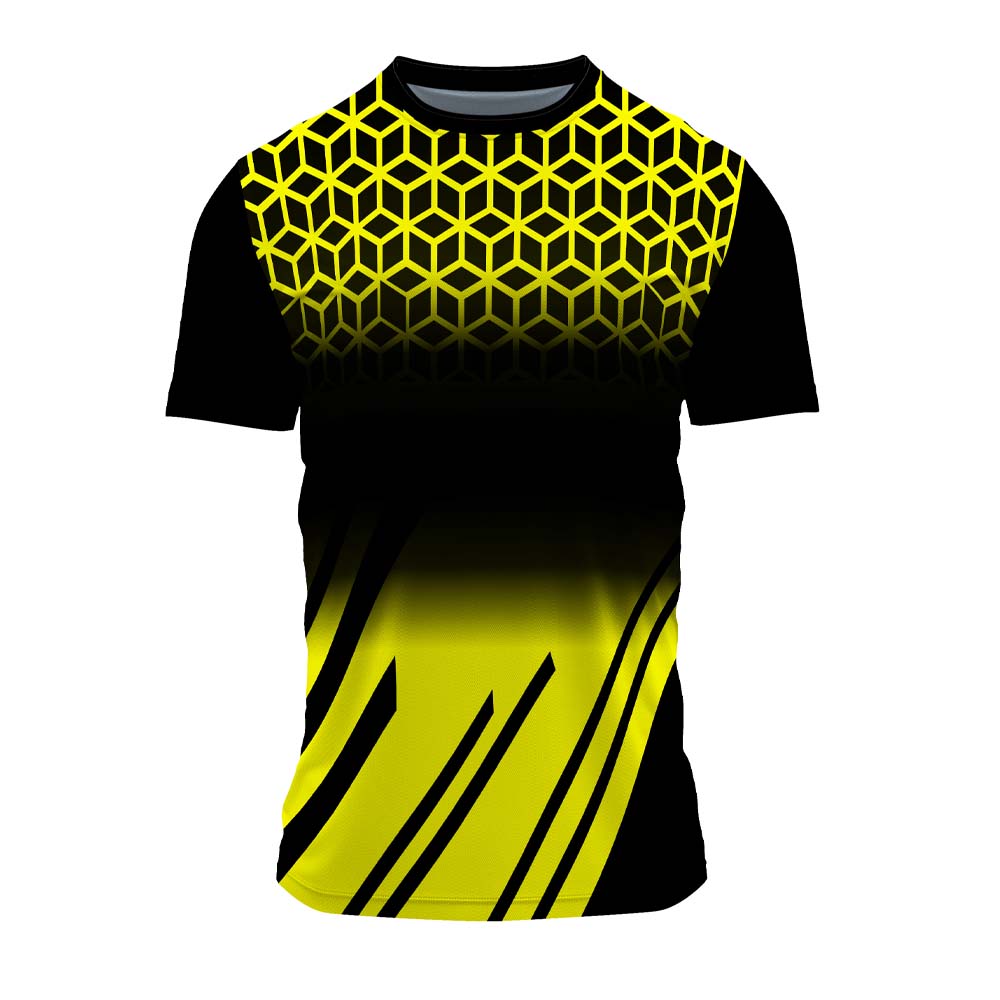 RN-26 round neck sports jersey, plain front view