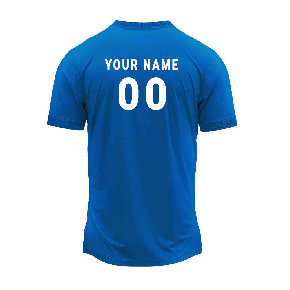 RN-40 round neck sports jersey, back with sample name and number