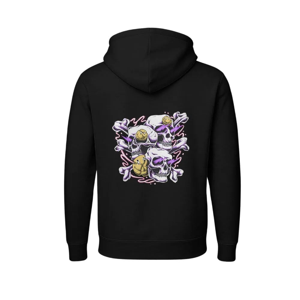 नासा ज़िप-अप हुडी - ब्लैक स्पेस शटल स्वेटशर्ट | यूनिसेक्स कॉटन जैकेट