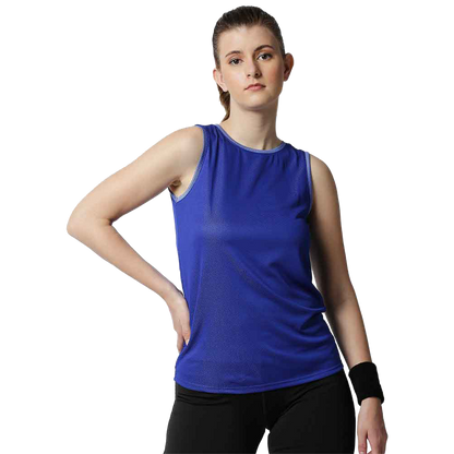 Custom Women Dryfit Royal Blue Tank Top