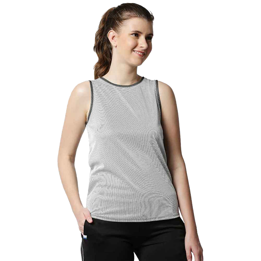 Custom Women Dryfit Grey Tank Top