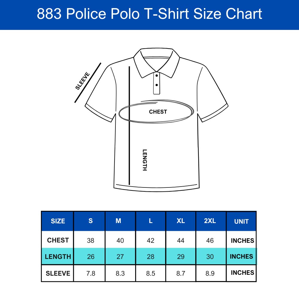 T-shirt size chart,Men’s T-shirt size guide, 883 Police T-shirt size chart,Pique T-shirt size chart, Size chart for cotton T-shirts,Regular fit T-shirt size chart,Tailored fit T-shirt size guide, Casual T-shirt size chart,Graphic T-shirt size guide,Standard T-shirt size chart,How to measure T-shirt size