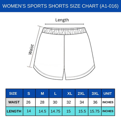 Women’s Navy Blue Dry Fit Hiking Shorts | High Waist Training & Gym Shorts