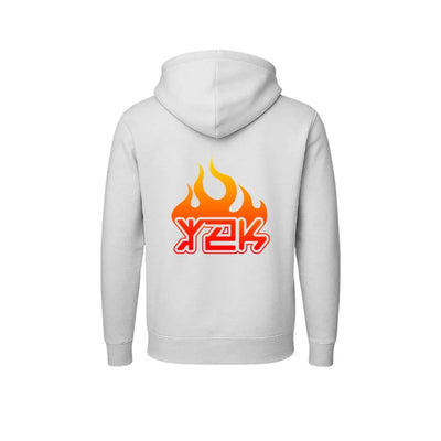 Y2K flame retro hoodie  Hoodie | Y2K Streetwear Printed Hoodie for Winter