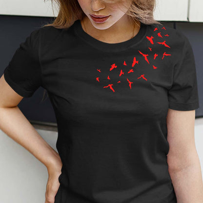 Tshirt women, round neck t shirt, western wear, gift for girls, printed t shirt for women, trendy tshirt for women, printed t shirts