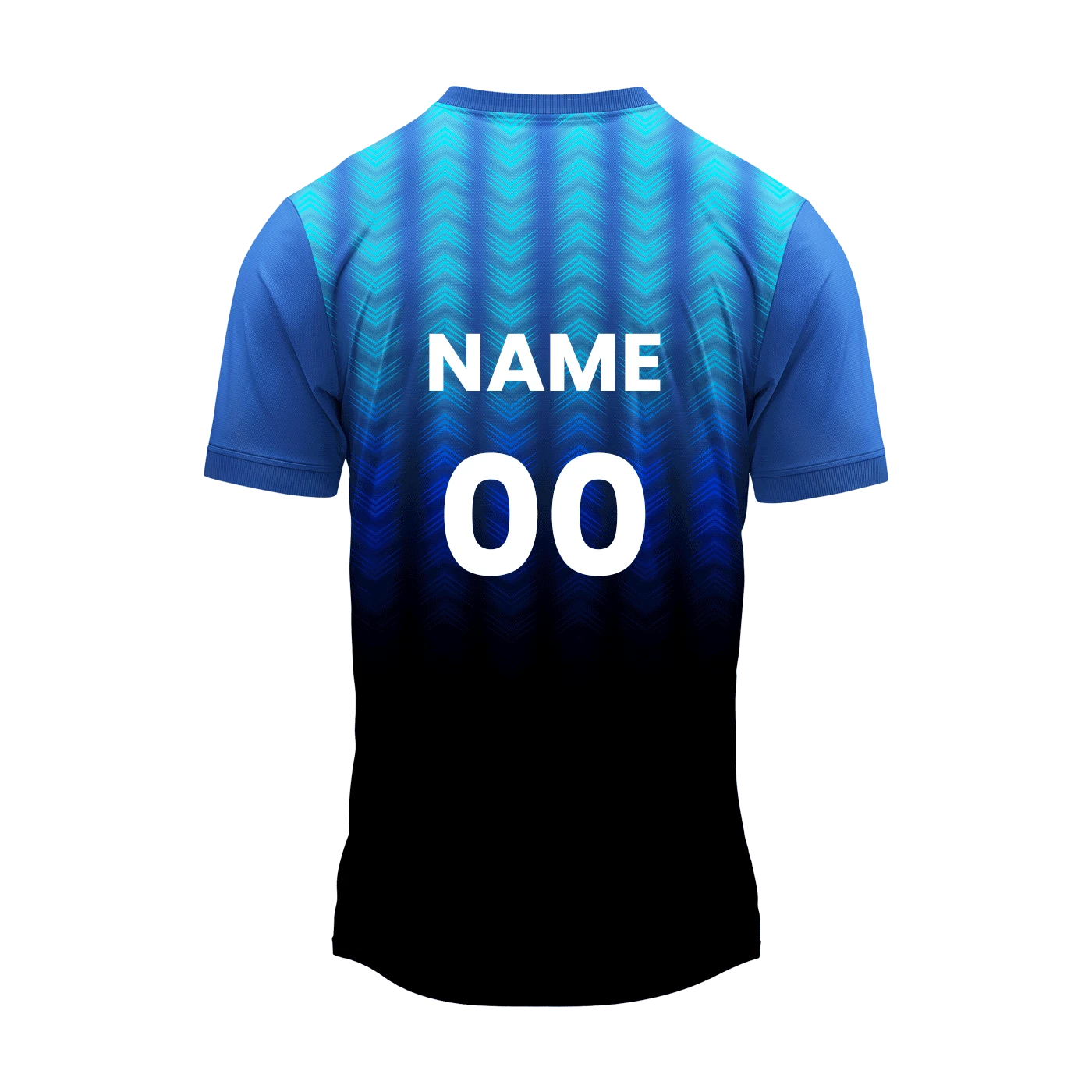 Sublimation Round Neck Jersey - Quick Dry - Blue [Check : Bulk Prices ] -  Minimum Quantity 10