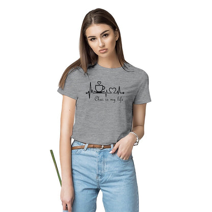 Womens t-shirts casual daily wear, Women t shirts for daily use, Women t shirts for gym, Women t shirts graphic, Women t shirts in cotton, Women t shirts in grey