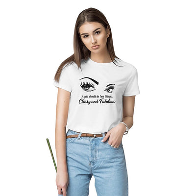 Women's Cotton Round Neck Casual T-Shirt