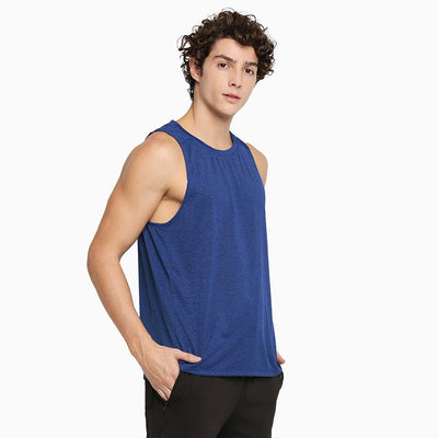 Yoga Top for Men in Dark Blue