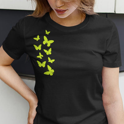 Premium Cotton black t shirt for women